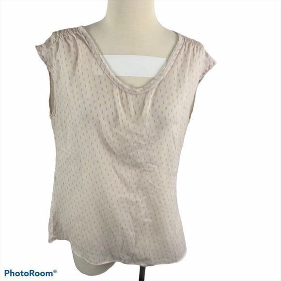 🌿4/$35 🌿GAP Soft Purple‎ Sheer Crew Neck - Picture 6 of 6